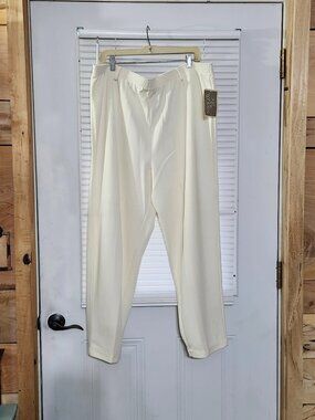 Sears Just For Womens NWT  cream pants  size 20W